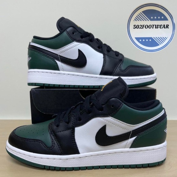 Jordan Shoes - Nike Air Jordan 1 low gs green toe